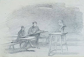 Drawing Class at the Association Polytechnique, Paris Drawing Class at the Association Polytechnique, Paris