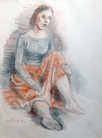 Seated Dancer Seated Dancer