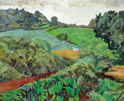 White Horses in a Field White Horses in a Field