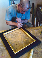  Master-Craftsman-Frederic-Richard--working-on-a-frame 